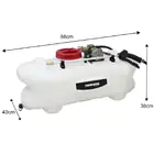 Pulverizador p/ATV 60L c/Pistola+Barra Pulverização Donker´s